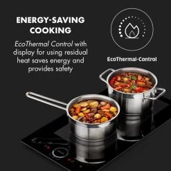 Klarstein Delicatessa Slim Domino Table De Cuisson à Induction En Vit... -Magasin De Cuisine Électrique 10033015 uk 0006 logo klarstein delicatessa slim schwarz