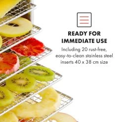 Klarstein Master Jerky 300 Déshydrateur 20 Plateaux 2000W - Températ... -Magasin De Cuisine Électrique 10034544 uk 0004 logo klarstein master jerky 300 doerrautomat