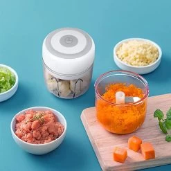 Universal 1pc Mini électrique Ail Haché Légumes Poivrons Viande Gingembre Bou... -Magasin De Cuisine Électrique 1pc mini electrique ail hache legumes poivrons viande gingembre bouche mesh machine robuste usb rechargeable melangeur 12660458 34026876 1140x1140