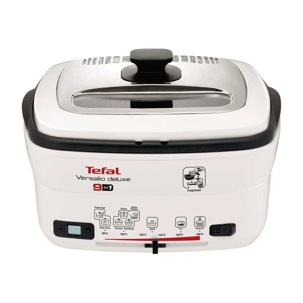 Tefal Friteuse Versalio Deluxe 9 - FR495070 - Blanc 1 Tefal Friteuse Versalio Deluxe 9 - FR495070 - Blanc