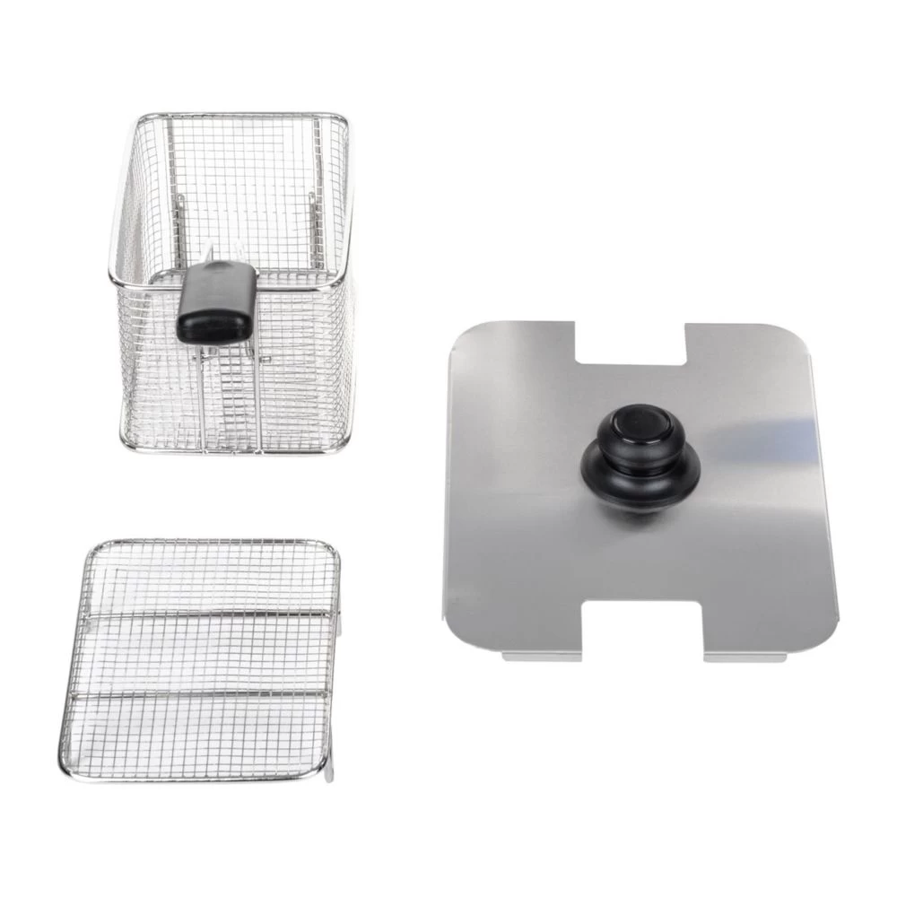 Friteuse Acier Inox 1 Bac 8 Litres Cuve Amovible Thermostat EGO Profes... 3 Friteuse Acier Inox 1 Bac 8 Litres Cuve Amovible Thermostat EGO Profes... – Image 3