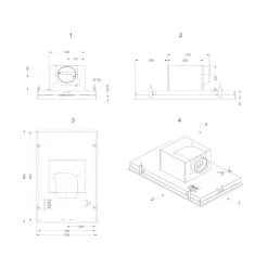 Hotte Plafond 90cm 815m3/h Inox - 6830/16 - NOVY -Magasin De Cuisine Électrique 5993f2761d154 5414425116539