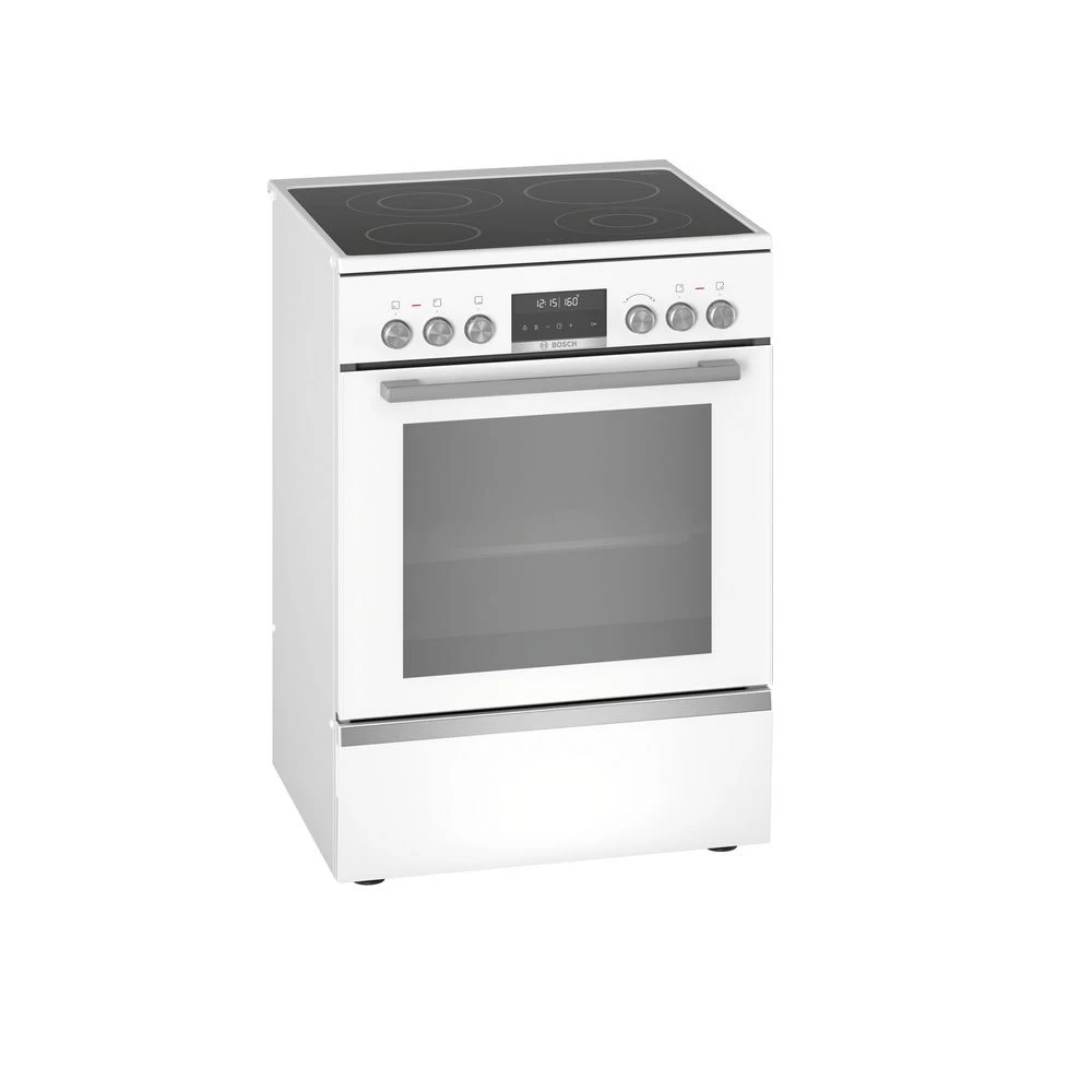 Cuisinière Vitrocéramique 63l 4 Feux Blanc - Hks79r220 - BOSCH 1 Cuisinière Vitrocéramique 63l 4 Feux Blanc - Hks79r220 - BOSCH
