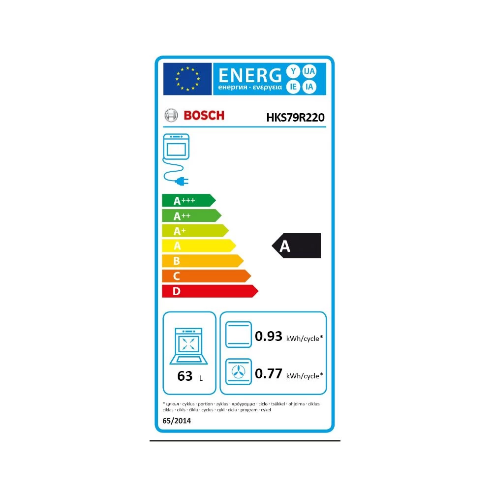 Cuisinière Vitrocéramique 63l 4 Feux Blanc - Hks79r220 - BOSCH 2 Cuisinière Vitrocéramique 63l 4 Feux Blanc - Hks79r220 - BOSCH – Image 2