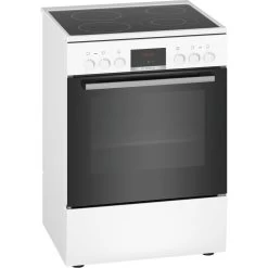 Cuisinière Vitrocéramique 66l 4 Feux Blanc - Hkr39i120 - BOSCH