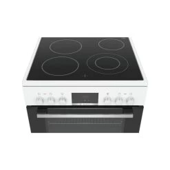 Cuisinière Vitrocéramique 66l 4 Feux Blanc - Hkr39i120 - BOSCH -Magasin De Cuisine Électrique 5bb2288bcef77hkr39i1203