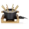 Princess Fondue 800w 8 Fourchettes Bamboo Et Fonte D'alu Noire - 173025-01-001 ...
