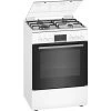 Cuisinière Mixte A 66l 4 Feux Blanc - Hxr39ih20 - BOSCH