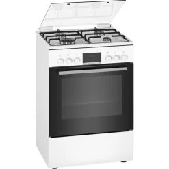 Cuisinière Mixte A 66l 4 Feux Blanc - Hxr39ih20 - BOSCH