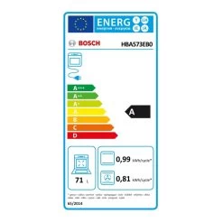 Four Intégrable 71l 60cm A Pyrolyse Noir - Hba573eb0 - BOSCH -Magasin De Cuisine Électrique 5cc670dea5a3d24242005033928