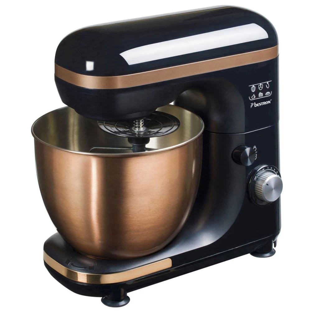 Robot Pâtissier 5l 1000w Cuivre - Akm900co - BESTRON 2 Robot Pâtissier 5l 1000w Cuivre - Akm900co - BESTRON – Image 2