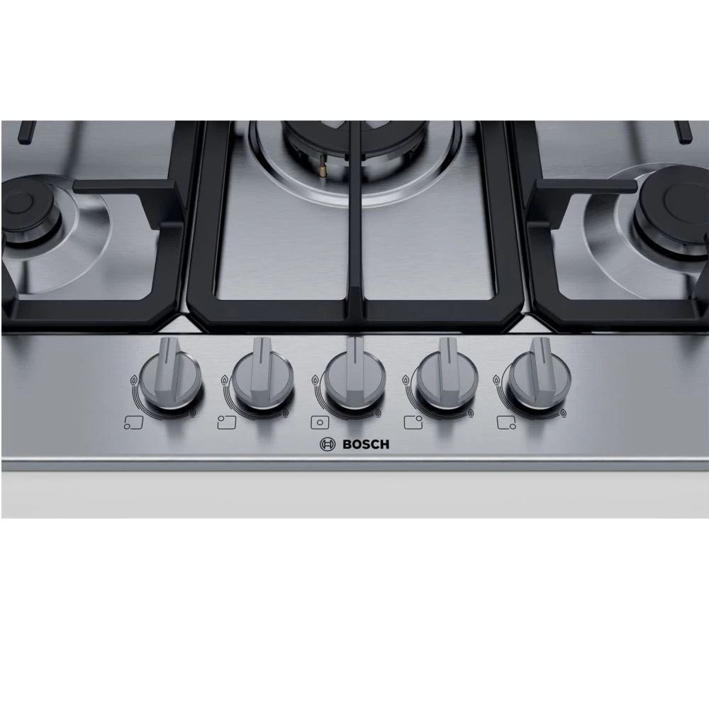 Table De Cuisson Gaz 75cm 5 Feux Inox - Pgq7b5b90 - BOSCH 3 Table De Cuisson Gaz 75cm 5 Feux Inox - Pgq7b5b90 - BOSCH – Image 3
