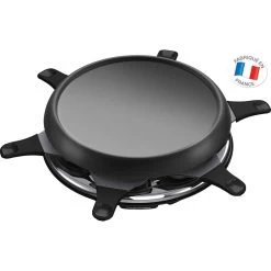 Moulinex Appareil à Raclette Multifonctions 3 En 1 Pour 6 Personnes 700W Noir ...