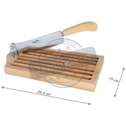 Trancheuse à Pain Avec Ramasse Miettes En Hêtre Huilé. 7 Trancheuse à Pain Avec Ramasse Miettes En Hêtre Huilé. -Magasin De Cuisine Électrique 84727
