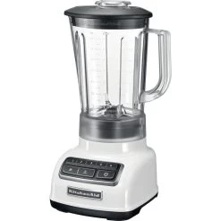 KitchenAid Blender Mixeur électrique De 1,75L Avec 5 Vitesses 550W Blanc Gris