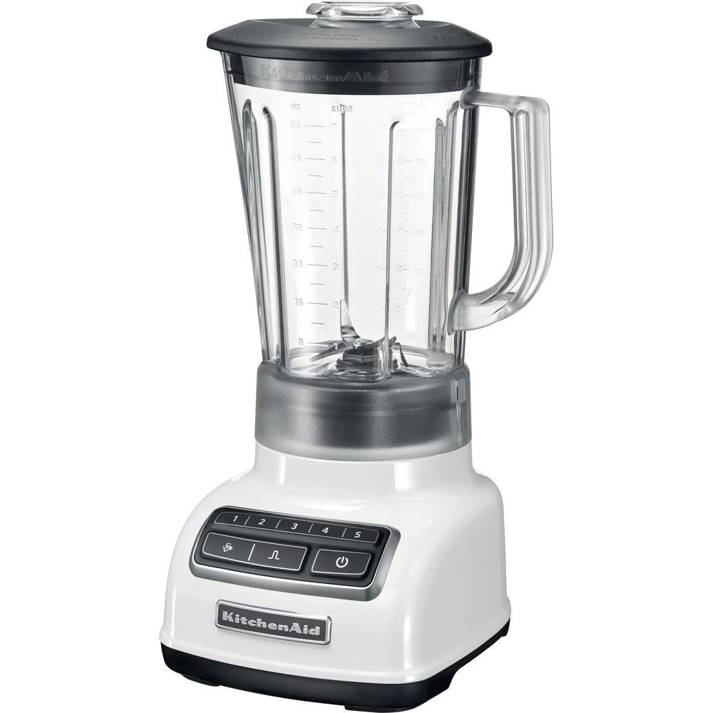 KitchenAid Blender Mixeur électrique De 1,75L Avec 5 Vitesses 550W Blanc Gris 1 KitchenAid Blender Mixeur électrique De 1,75L Avec 5 Vitesses 550W Blanc Gris