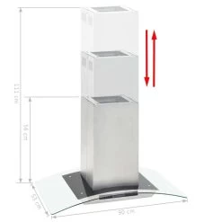 VidaXL Hotte îlot Avec écran Tactile LCD Et Capteur 90 Cm 756 M³/h ... 8 VidaXL Hotte îlot Avec écran Tactile LCD Et Capteur 90 Cm 756 M³/h ... -Magasin De Cuisine Électrique 8718475589167 g en hd 2