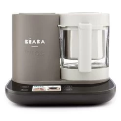 Beaba 912860 Robot Cuiseur 2.2L Verre Plastique Auto Nettoyage Gris