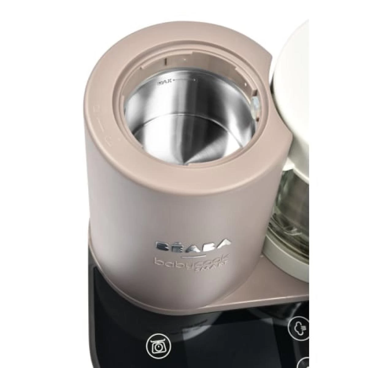 Beaba 912860 Robot Cuiseur 2.2L Verre Plastique Auto Nettoyage Gris 3 Beaba 912860 Robot Cuiseur 2.2L Verre Plastique Auto Nettoyage Gris – Image 3