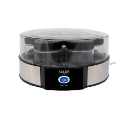 Adler Yaourtière Électrique 7 Pots De 200ml Appareil Yaourt Avec Couvercle...