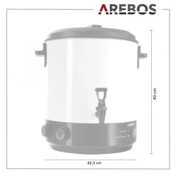 AREBOS Stérilisateur Et Distributeur De Boissons Chaudes Autocuiseur ... -Magasin De Cuisine Électrique arebos sterilisateur et distributeur de boissons chaudes autocuiseur 28 l 1800 w 9997946 25735650 1140x1140