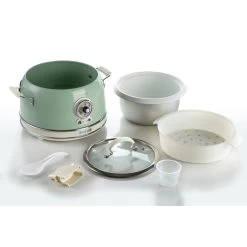 Cuiseur à Riz 1.8l 700w + Panier Vapeur Vert - 2904/2 - ARIETE