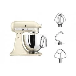 KitchenAid Artisan Robot Pâtissier 4.8 Litres - Crème + Livre De Recette -Magasin De Cuisine Électrique artisan robot patissier 4 8 litres creme 3 1140x1140