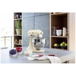 KitchenAid Artisan Robot Pâtissier 4.8 Litres - Crème + Livre De Recette -Magasin De Cuisine Électrique artisan robot patissier 4 8 litres creme 4 1140x1140
