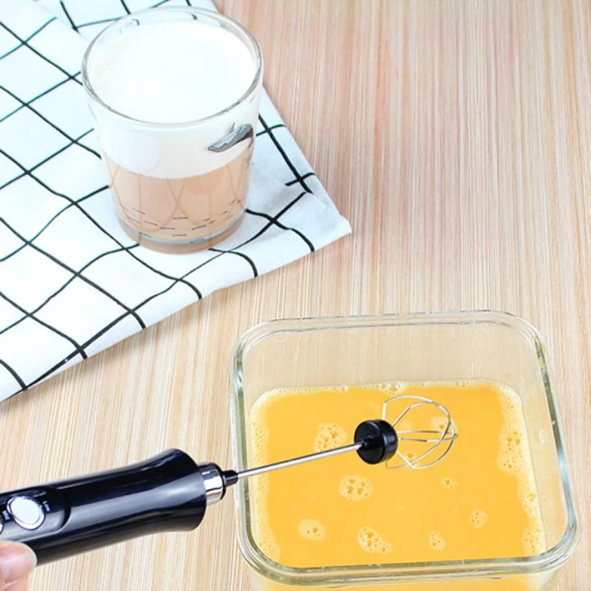 Universal Batteur De Lait Rechargeable USB 2 Balayeur à Main 3 Vitesses Mousse ... 3 Universal Batteur De Lait Rechargeable USB 2 Balayeur à Main 3 Vitesses Mousse ... – Image 3