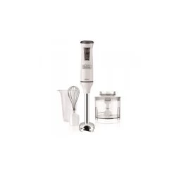 BLACK & DECKER Mixeur Plongeant 600W + Accessoires BXHBA600E