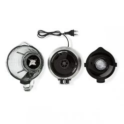 Blender Nedis 800W - 1,5L Verre - 2 Réglages De Vitesses Inox -Magasin De Cuisine Électrique blender nedis 800w 1 5l verre 2 reglages de vitesses inox5 1140x1140