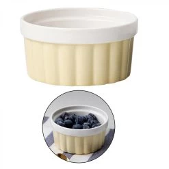 Bol En Céramique Durable De Plat De Cuisson De Porcelaine Pour Le Sou... -Magasin De Cuisine Électrique bol en ceramique durable de plat de cuisson de porcelaine pour le souffle jaune de creme brulee 8678619 22266453 1140x1140