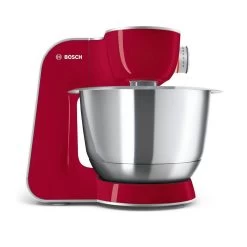 Bosch Kitchen Machine MUM5 Rouge - MUM58720 -Magasin De Cuisine Électrique bosch robot multifonctions 3 9l 1000w blender 1 25l rapes mum58720 3
