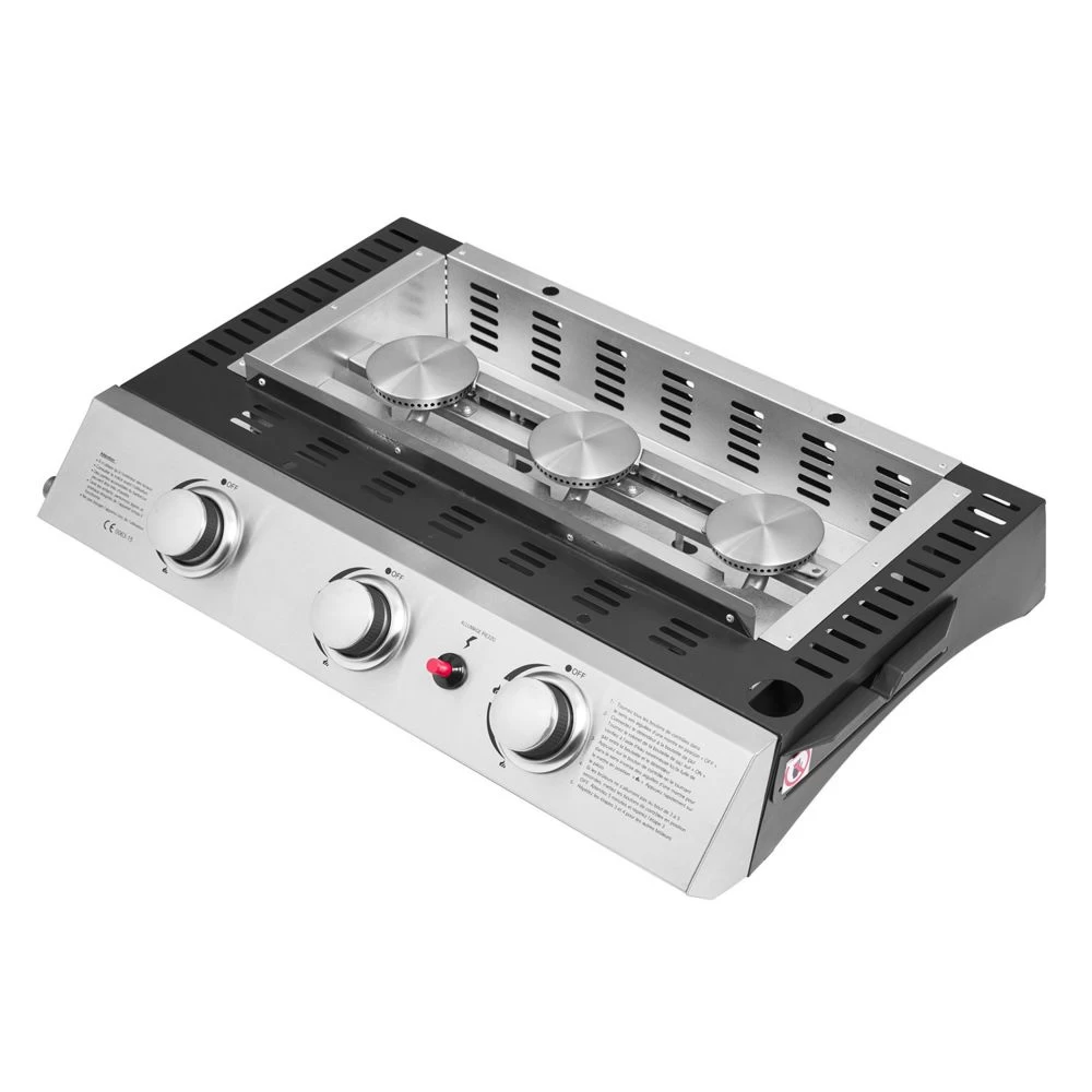 Plancha Au Gaz SÉVILLE - 3 Brûleurs 7,5kW 2 Plancha Au Gaz SÉVILLE - 3 Brûleurs 7,5kW – Image 2