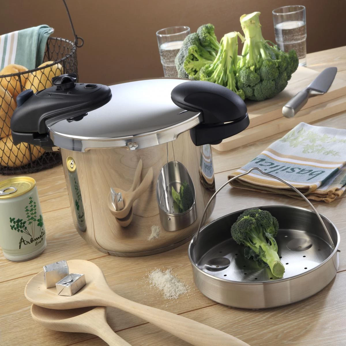 Cocotte Minute ILLICO En Inox Ø22cm 6L 2 Cocotte Minute ILLICO En Inox Ø22cm 6L – Image 2