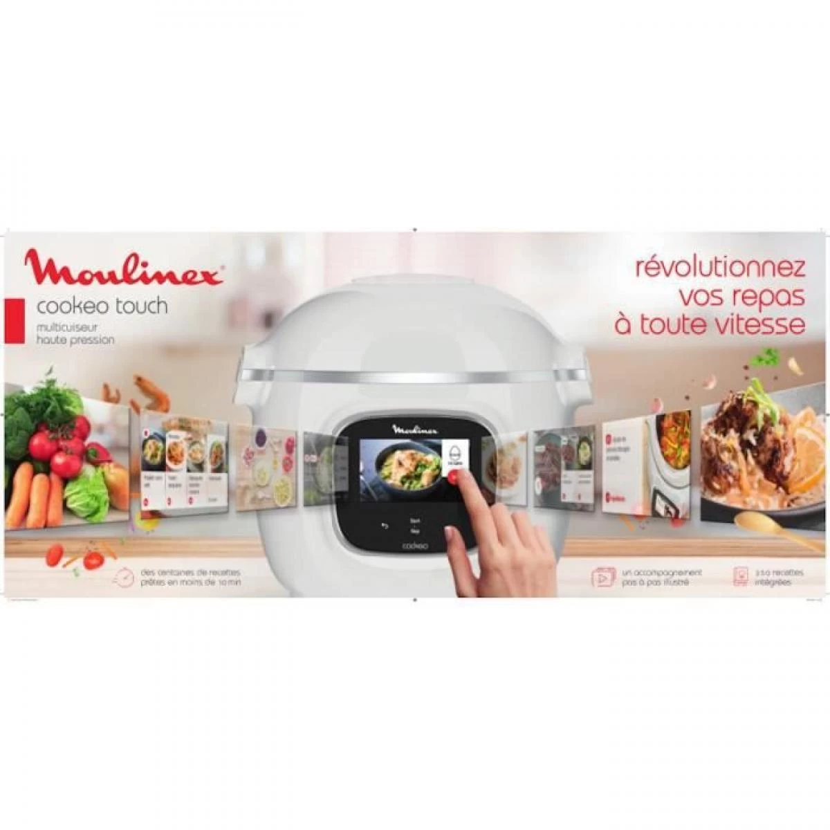 Moulinex Cookeo Touch - CE901100 - 1600 W - Blanc 2 Moulinex Cookeo Touch - CE901100 - 1600 W - Blanc – Image 2