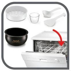 Cuiseur à Riz 5l 750w Blanc - Rk732100 - TEFAL -Magasin De Cuisine Électrique cuiseur a riz 5l 750w blanc rk732100 tefal 13436150 36761232 1140x1140