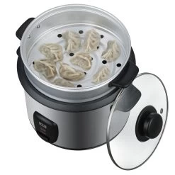 Cuiseur De Riz Et Cuiseur à Vapeur Melissa 16280021 RVS-Noir -Magasin De Cuisine Électrique cuiseur de riz et cuiseur a vapeur melissa 16280021 rvs noir 14067256 39063270 1140x1140