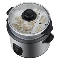 Cuiseur De Riz Et Cuiseur à Vapeur Melissa 16280021 RVS-Noir -Magasin De Cuisine Électrique cuiseur de riz et cuiseur a vapeur melissa 16280021 rvs noir 14067256 39063272 1140x1140