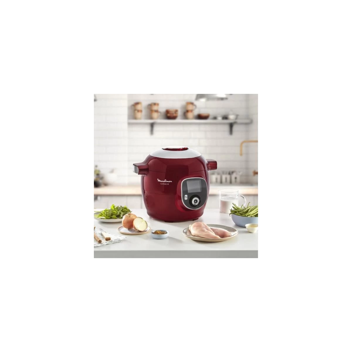 Multicuiseur Intelligent 6l 1600w Rouge - Ce85b510 - MOULINEX 4 Multicuiseur Intelligent 6l 1600w Rouge - Ce85b510 - MOULINEX – Image 4