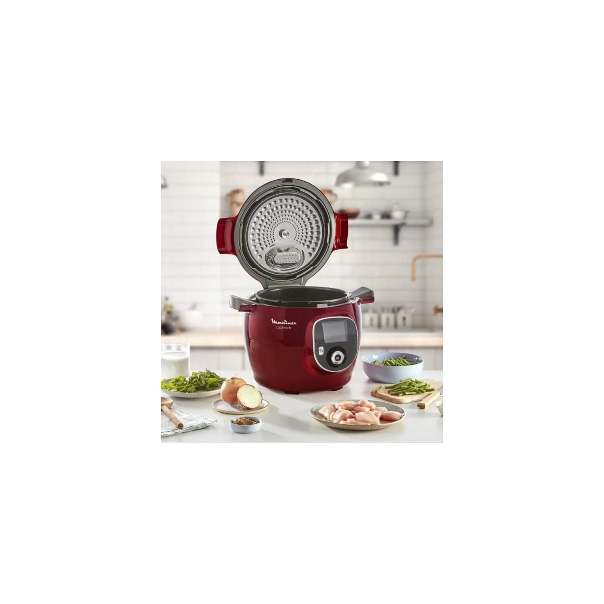 Multicuiseur Intelligent 6l 1600w Rouge - Ce85b510 - MOULINEX 5 Multicuiseur Intelligent 6l 1600w Rouge - Ce85b510 - MOULINEX – Image 5