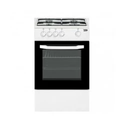 Cuisinière à Gaz BEKO CSG42010DWN 60 Cm Blanc (4 Feux à Gaz)