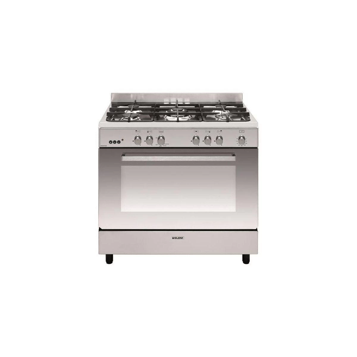 Piano De Cuisson Gaz 109l 5 Feux Inox - Ge960cmix2 - GLEM 1 Piano De Cuisson Gaz 109l 5 Feux Inox - Ge960cmix2 - GLEM