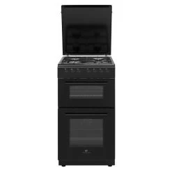 Cuisiniere Gaz CONTINENTAL EDISON CECDF5060B3 - 4 Feux - Noir - L50 X...