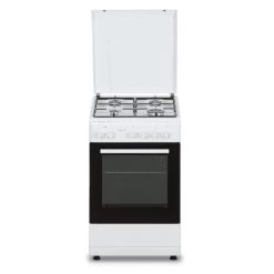 Cuisiniere Gaz OCEANIC OCEACG50GW - 4 Feux - L49,8 XP61 XH 86 Cm - Bla...