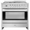 Piano De Cuisson Gaz 103l 5 Feux Inox - Acms2005xs - AMICA
