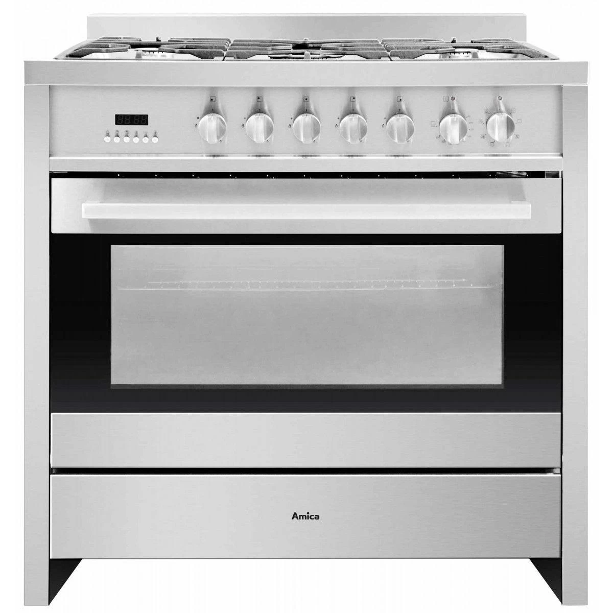 Piano De Cuisson Gaz 103l 5 Feux Inox - Acms2005xs - AMICA 1 Piano De Cuisson Gaz 103l 5 Feux Inox - Acms2005xs - AMICA