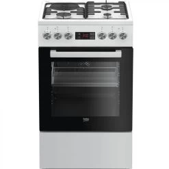 Cuisinière Mixte BEKO FSE53321DWCS 4 Foyers Blanc
