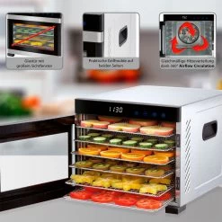 Déshydrateur D'aliments 6 Plateaux Température Réglable De 35 à 75... -Magasin De Cuisine Électrique deshydrateur daliments 6 plateaux temperature reglable d 13418956 36697728 728 1140x1140