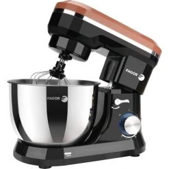 FAGOR FG164 Robot Pâtissier - 1000W - 5L - Petrin, Batteur, Fouet - 7... -Magasin De Cuisine Électrique fagor fg164 robot patissier 1000w 5l petrin batteur fouet 7 vitesses noirbronze 10306734 26623652 1140x1140